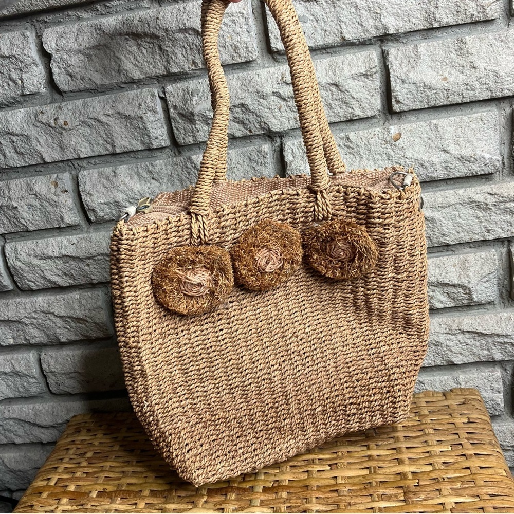 Boho Woven Straw Bag